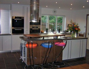 Bespoke kitchen installation.